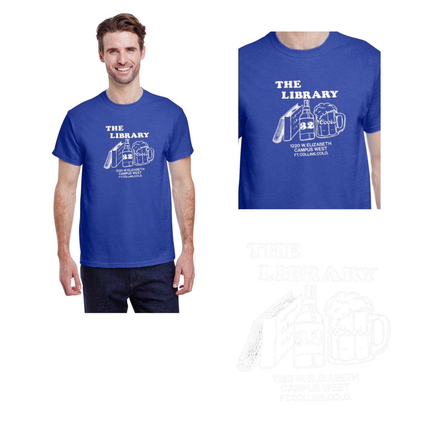 FC1 RETRO TEE - LIBRARY